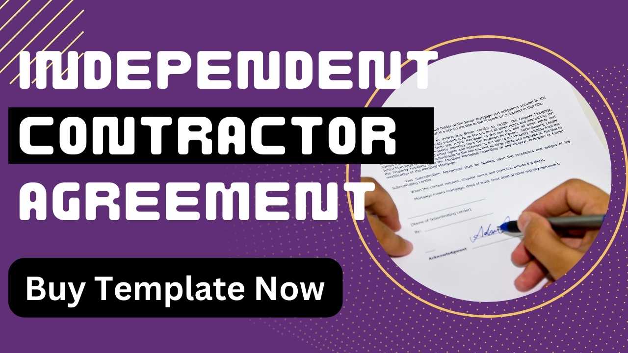 independent contractor agreement